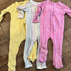 Kyte Baby Zipper Footie Bundle  Size 6-12